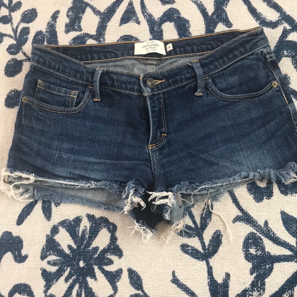 Abercrombie and Fitch denim jean cutoff shorts